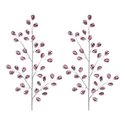 Purple Jewel Spray (Set of 2)
