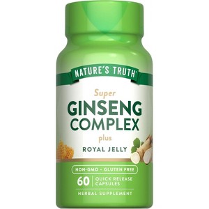 Nature's Truth Super Ginseng Complex with Royal Jelly | 60 Capsules - 1 of 4
