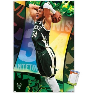 Trends International NBA Milwaukee Bucks - Giannis Antetokounmpo 21 Unframed Wall Poster Prints - 1 of 4