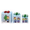 Peanuts 8 10 12in Peanuts PreLit LED Presents Printed Carolers, Blue - 4 of 4