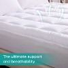 Aoibox Waterproof Mattress Pad King Size Cotton Top Pillowtop Quilted Fitted Cover Breathable Cooling Noiseless - 3 of 4