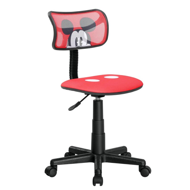 Disney Mickey Mouse Printed Swivel Mesh Kids&#39; Desk Chair Red, 1 of 8