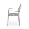 GDFStudio Crested Bay Outdoor Aluminum and Faux Wood Dining Chairs (Set of 2) - 4 of 4
