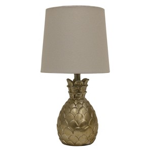 Pineapple Table Lamp Silver (Lamp Only) - Decor Therapy