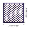 INSPIRE CHIC Women's Polka Dot Square Neckerchief Headband 27.56*27.56 inches(L*W) - 3 of 4