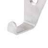 Unique Bargains L Shaped Wall Mounted Single Hook Silver 10 Pcs - 4 of 4