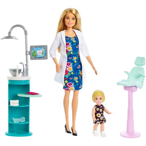 Barbie Dentist Doll & Playset - Blonde - image 1 of 4