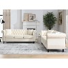 CAVINAS Sectional Sofa, Modern Memory Foam Couch, Chair Bed Sleeper with Roll-up Armrests for Adults for Living Room, Bedroom - 2 of 4