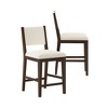 Plank+Beam 24" Counter Height Chair, Wood Modern Kitchen Stool with Cushion - 2 of 4
