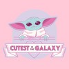 Girl's Star Wars: The Mandalorian Grogu Cutest In The Galaxy T-Shirt - 2 of 4