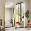 BEAUTYPEAK Arched Free-standing Full-Length Mirrors - 2 of 4