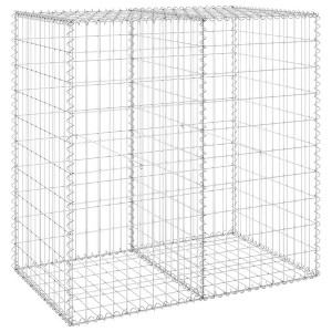 vidaXL vidaXL Gabion Basket with Lids, Galvanized Steel Gabion Wall, High Load Capacity - 1 of 4