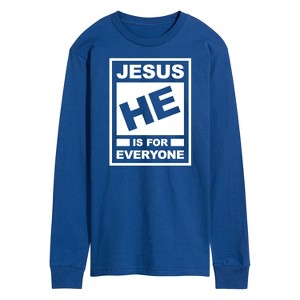 Men's - Instant Message - Jesus Rating Long Sleeve Graphic T-Shirt - 1 of 4