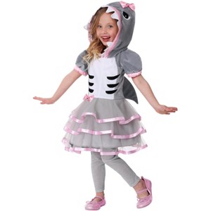 HalloweenCostumes.com Toddler Girl's Shark Sweetie Costume - 1 of 2