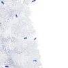 Northlight 2' Pre-lit White Iridescent Pine Artificial Christmas Tree - Blue Lights - 3 of 4