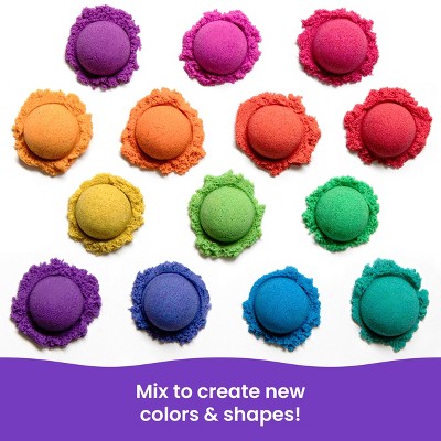 Kinetic Sand Castle Containers 10-Pack Multicolor Sensory Toy