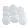 Northlight Frosted Matte Christmas Glass Ball Ornaments - 2.5" (65mm) - Clear - 9ct - 3 of 4