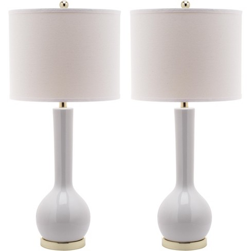 Mae Long Neck Ceramic Table Lamp (set Of 2) - Safavieh : Target