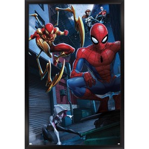 Trends International Marvel Comics - Spider-Man - Web Warriors Framed Wall Poster Prints - 1 of 4