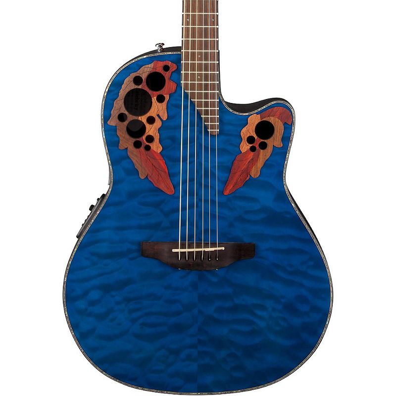 Ovation Celebrity Elite Plus Acoustic-Electric Guitar, 1 of 3