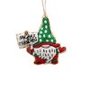 SEVOBAL Tree Ornaments Set of 6 Santa Cheer Hanging Ornaments, Glittering Beaded Christmas Decorations for Tree and Home, Multicolored, 5"*1.5"*5" - 2 of 4