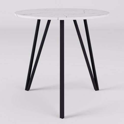 Small black bistro table hot sale