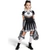 Joyfy Halloween Cheerleader Costume for Girls, Skull Spirit Halloween Outfit for Kids with Accessories - 2 of 4