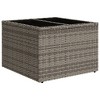 vidaXL 7 Piece Patio Sofa Set with Cushions Gray Poly Rattan - 4 of 4
