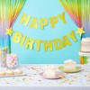 Bright Creations 130-Piece DIY Gold Glitter Make Your Own Banner Kit with Letters, Numbers, and Symbols, 5 Inch Letters - 2 of 4