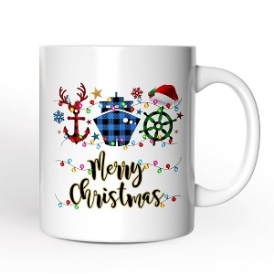 Cruise Vacation Buffalo Plaid Christmas Mug Gift (Non-Custom Only)| OrnamentallyYou - 1 of 4