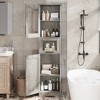 Narrow Bathroom Cabinet 67in H Tall Bathroom Storage Cabinet with 2 Doors & 1 Drawer Freestanding Slim Cabinet for Living Room Kitche - 2 of 4