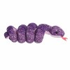 Aurora Small Web Weaver Snake Snake Spooky Stuffed Animal Purple 8" - 3 of 4