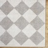 Hauteloom Arilla Gray Washable Diamond Area Rug - 4 of 4