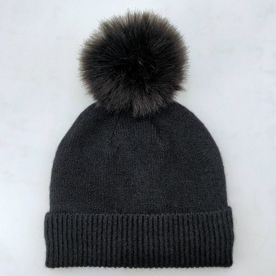 Girls' Pom Hat - Cat & Jack™ Black