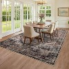 Vintage Washable Low Pile Rug: Stain Resistant Non-Slip Area Carpet for Living Room, Dining Room, Bedroom - 2 of 4