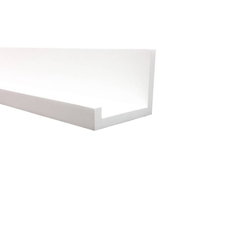 60&#34; x 5&#34; Picture Ledge Wall Shelf White - Inplace, 5 of 10