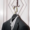 Designstyles Smoke and frost Acrylic Clothes Hangers, Luxurious and Heavy-Duty with Gold Hooks, Beautiful Home Decor - 10 Pack - 4 of 4