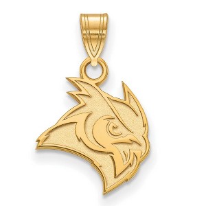 Black Bow Jewelry 14k Yellow Gold Rice Owls NCAA Small Pendant - 1 of 3