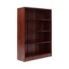 Infurnic Decorative Bookshelf, Tall Modern Wood Bookshelf with Four Shelves, for Living Room or Library Bookcase, Brown, 11.6"*33"*49" - 4 of 4