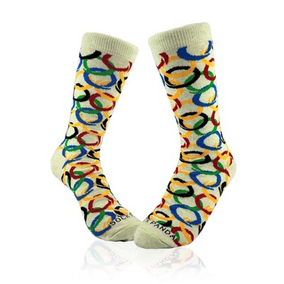 Olympic Ring Pattern Socks from the Sock Panda (Tween Sizes, Small)