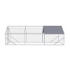 Large Outdoor Chicken Coop 20 x 10 x 6 FT,Metal Chicken Run with Roof Cover Predator Resistant Wire and Lockable Door for Backyard - LAOTIES - 4 of 4