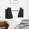 vidaXL Headboard Cushion Black and White 39.4" Faux Leather - 4 of 4
