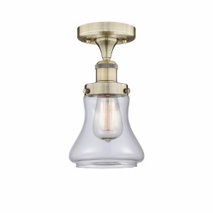 Bellmont - 1 Light Semi-Flush Mount In Industrial Style-8.25 Inches Tall and 6.5 Inches Wide - 1 of 1