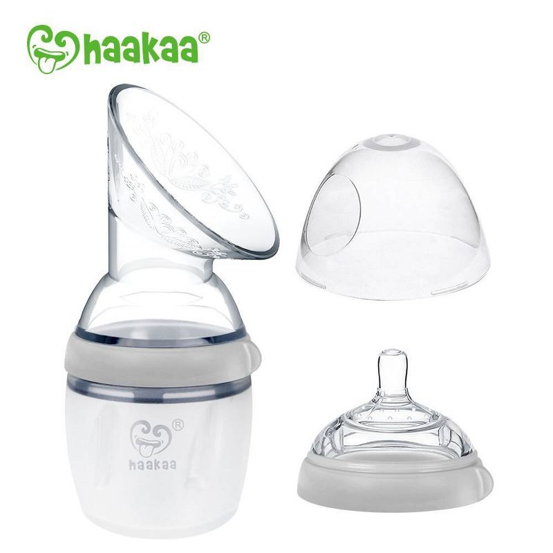 haakaa Breast Pump and Bottle Set - 5oz, 1 of 6