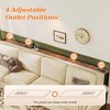 79 Inch Sofa Table with 2 Power Outlets and USBC Ports Narrow Console Table with Storage ExtraLong Living Room - 3 of 4