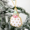 Daydream Society - Jolly Pink Santa Ornament - Pack of 1 Fabric Ornament - 2 of 3