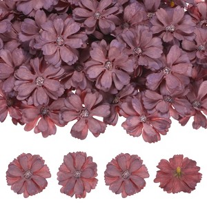 Unique Bargains Small Silk Artificial Daisy Flower Heads Wedding Party Decoration 100 Pcs - 1 of 4