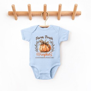 The Juniper Shop Coquette Farm Fresh Pumpkin Baby Bodysuit - 1 of 3