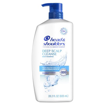 Head & Shoulders Dandruff Shampoo, Anti-Dandruff Treatment, Deep Scalp Cleanse for Daily Use, Paraben Free, 28.2 oz