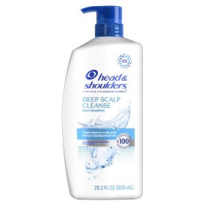 Head & Shoulders Dandruff Shampoo, Anti-Dandruff Treatment, Deep Scalp Cleanse for Daily Use, Paraben Free, 28.2 oz - 1 of 4